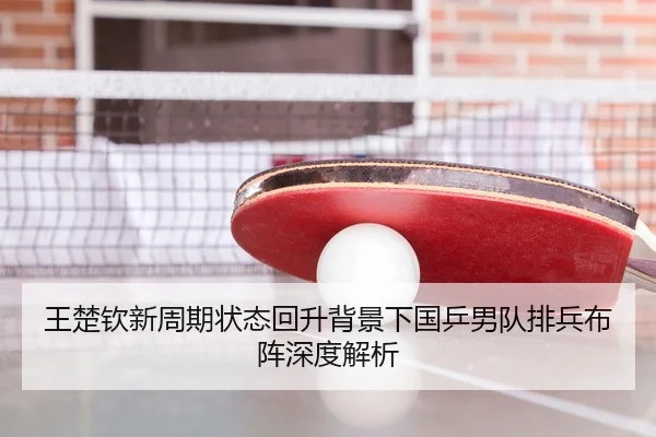 王楚钦新周期状态回升背景下国乒男队排兵布阵深度解析