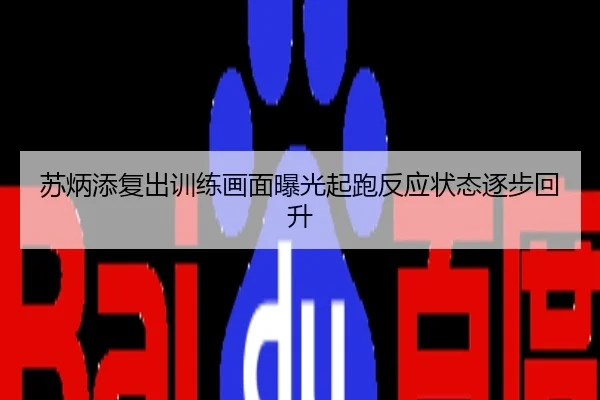 苏炳添复出训练画面曝光起跑反应状态逐步回升